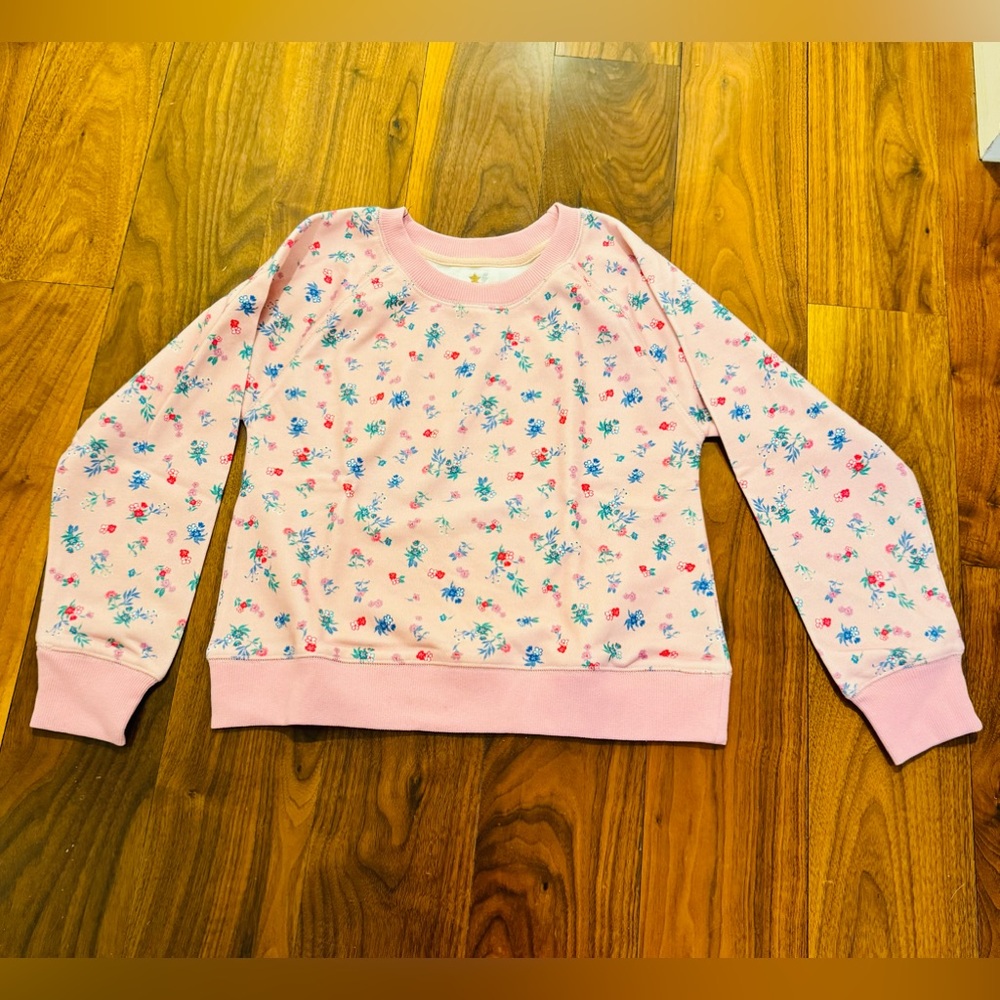 Everafter Girls Pink Floral Sweatshirt